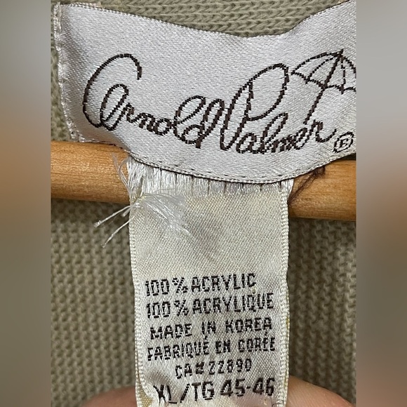 Men's Beige Cardigan Sweater - Picture 8 of 10